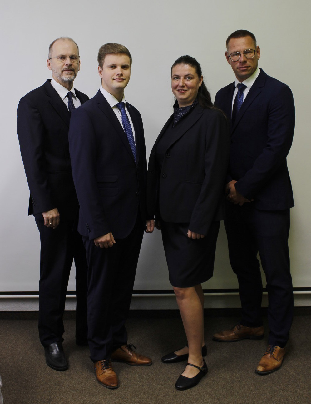 Gruppenfoto der RA A.Gummert, W.Selter, S.Büsener, F.Hering